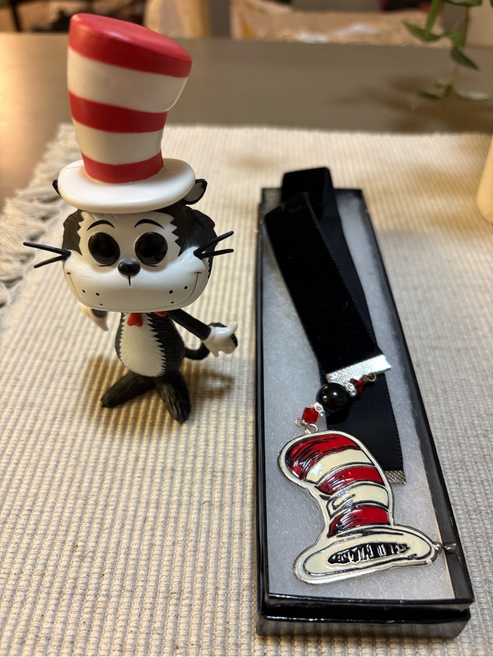 Dr. Seuss bookmark with figure